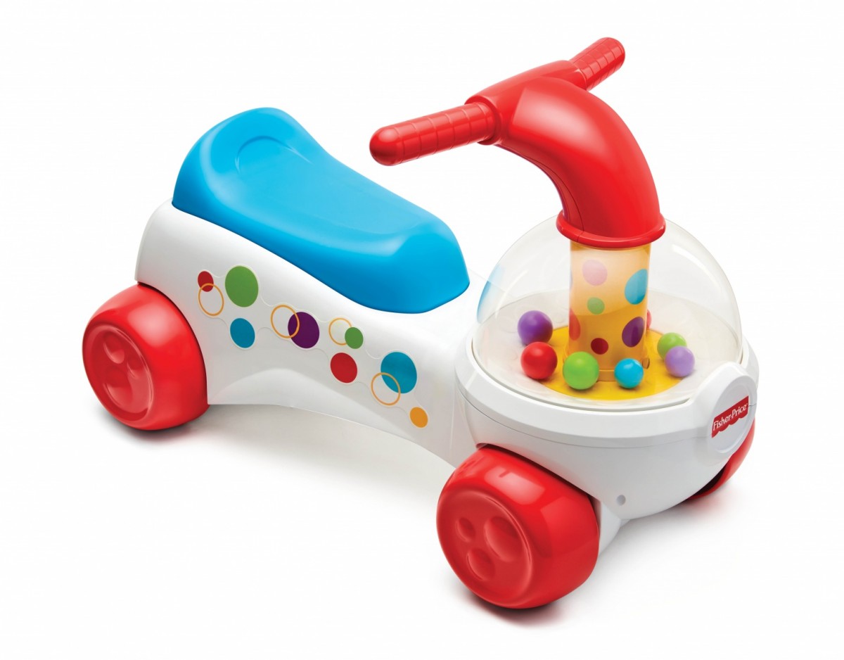 Jeździk z wirującymi piłkami Fisher Price