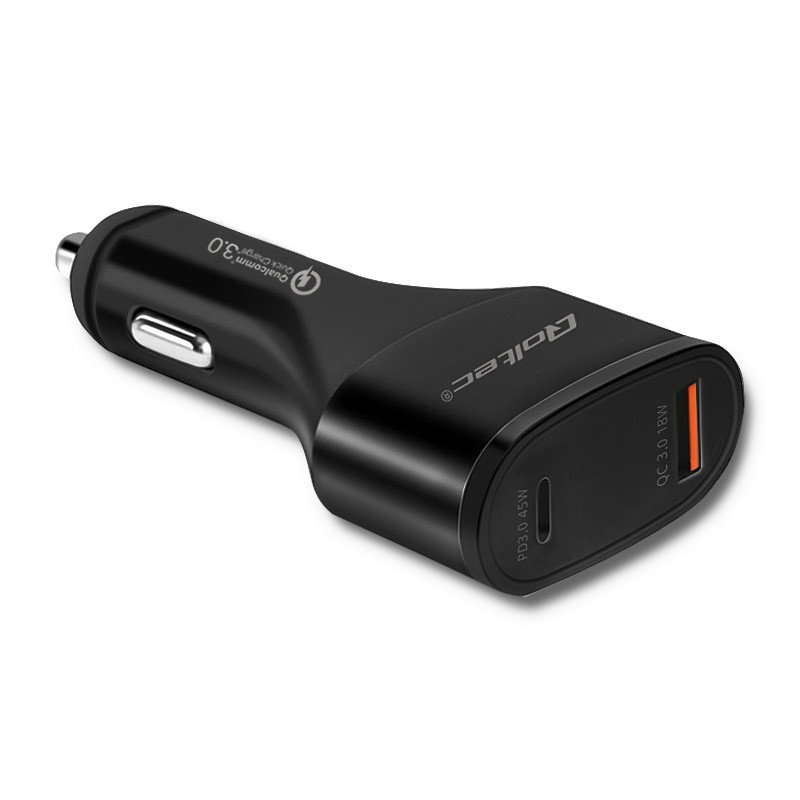 Ładowarka samochodowa 12-24V | max.63W | USB-C PD | USB QC 3.0 