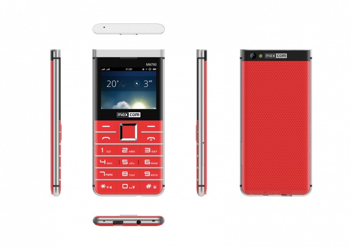 Telefon MM 760 Dual SIM Czerwony 