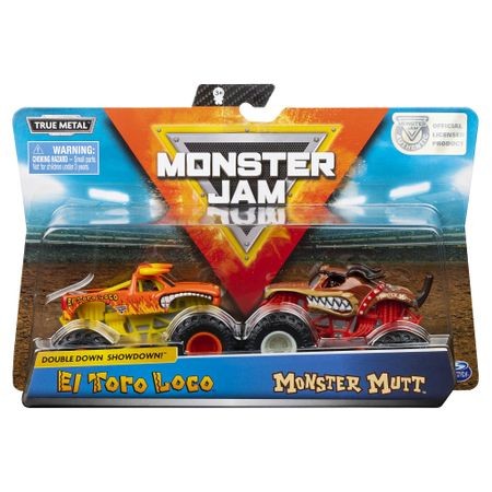 Samochód Monster jam 1:64 2-pak