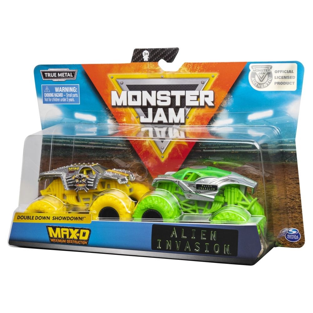 Samochód Monster Jam 1:64 2-pak 