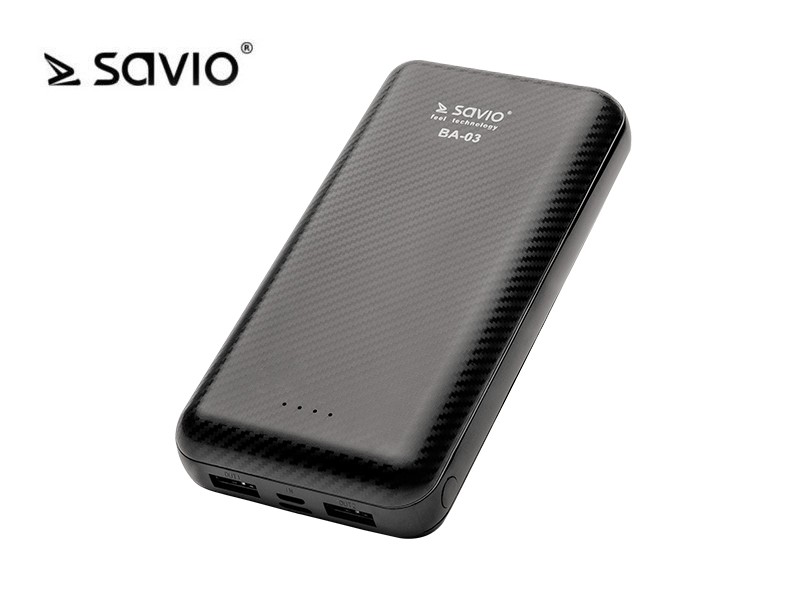 Power bank 20000mAh SAVIO BA-03