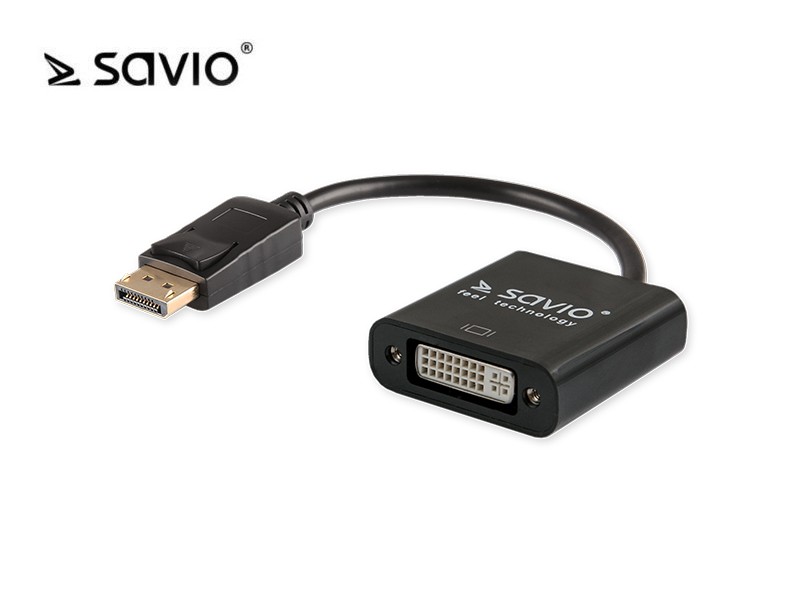 Adapter DisplayPort - DVI 24-pin SAVIO CL-91