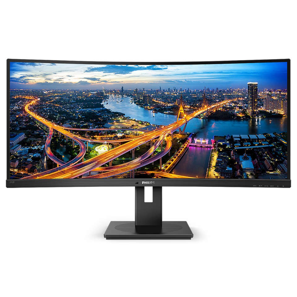 Monitor 342B1C 34 cale VA Curved HDMIx2 DP regulacja wysokości