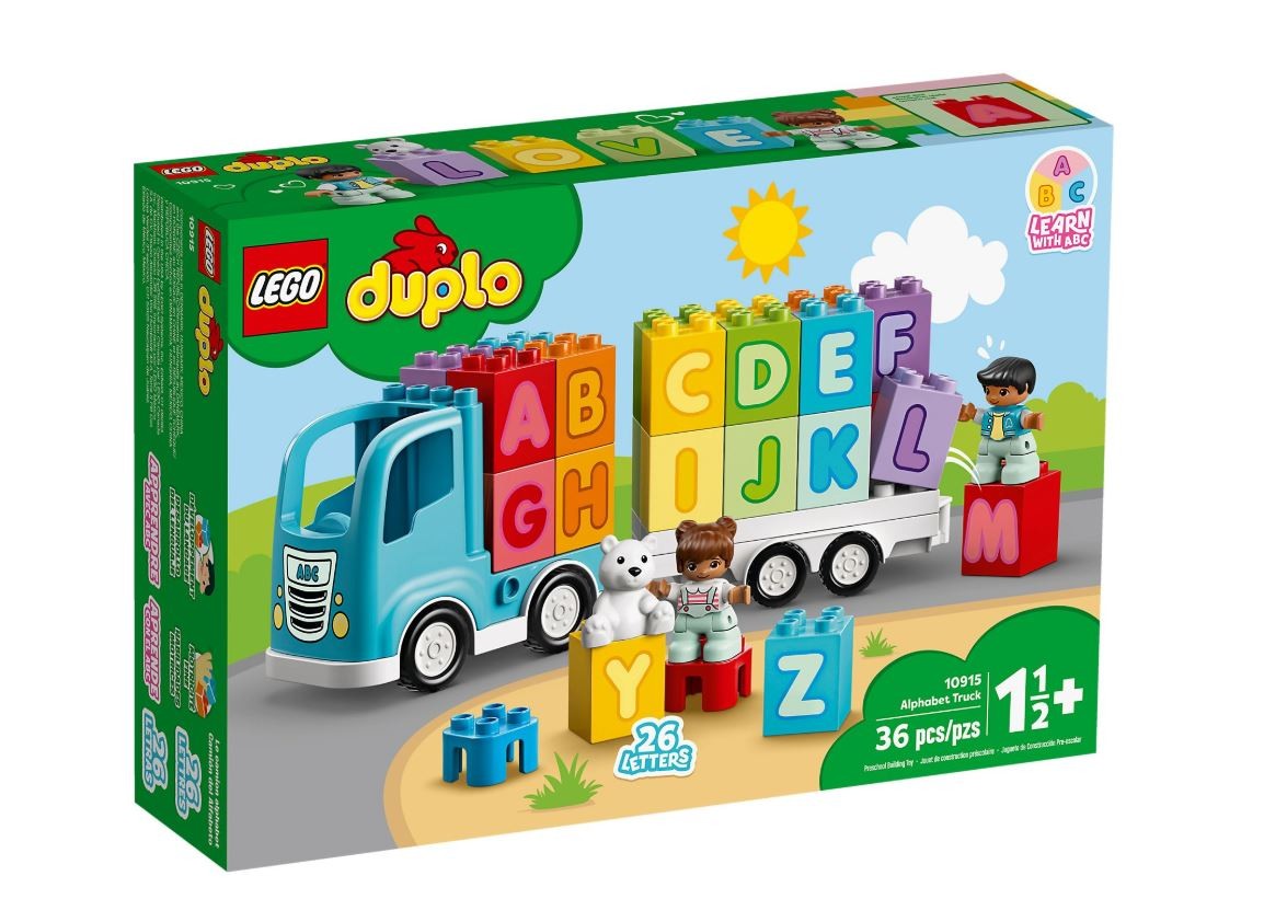 Klocki DUPLO Ciężarówka z alfabetem