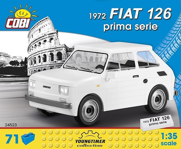 Klocki Cars 1972 Fiat Prima Serie