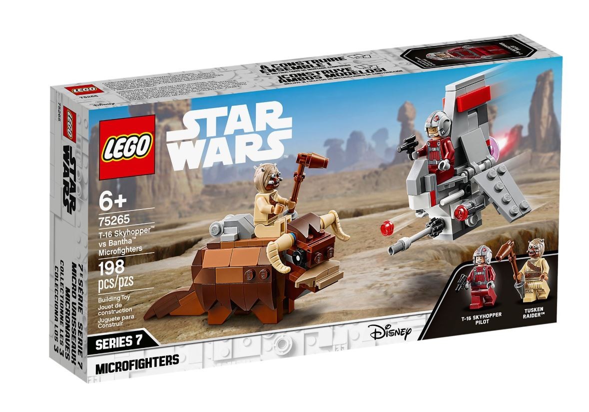 Klocki Star Wars T-16 Skyhopper kontra Banthy