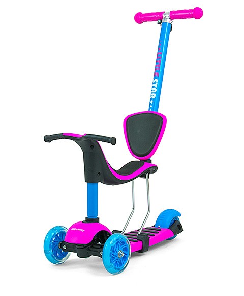 Hulajnoga Scooter Little Star Pink-Blue