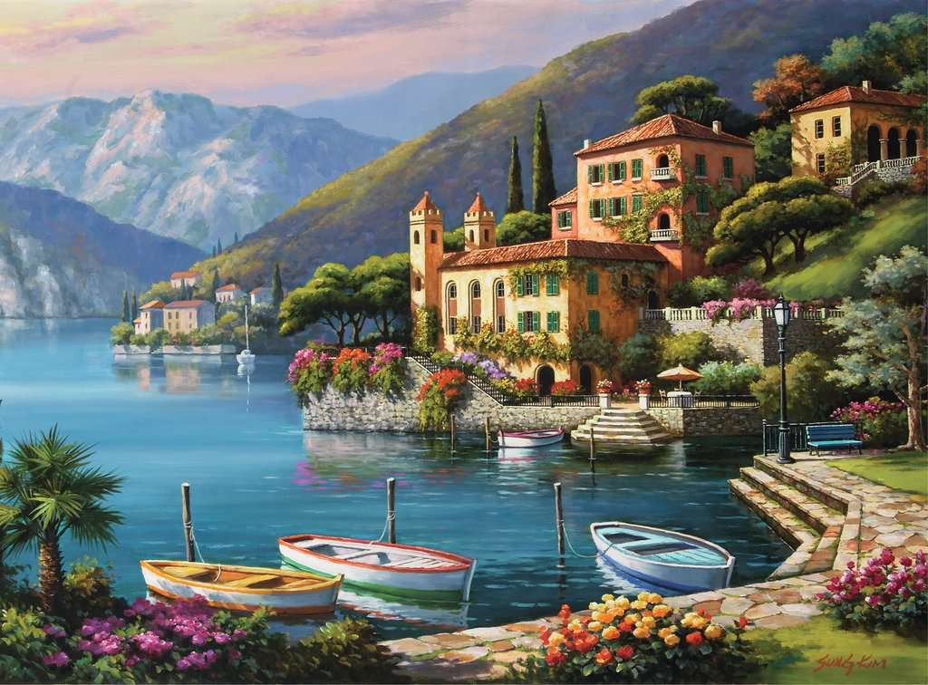 Puzzle 500 Elementów Villa Bella Vita 