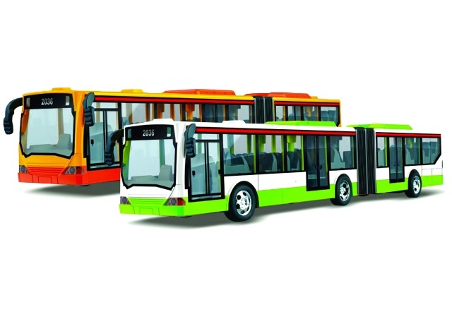 Samochód Autobus przegubowy R/C