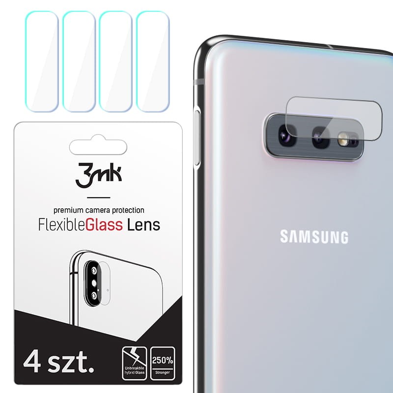 Szkło hybrydowe FlexibleGlass Lens Samsung S10e G970 na obiektyw aparatu 4 szt 