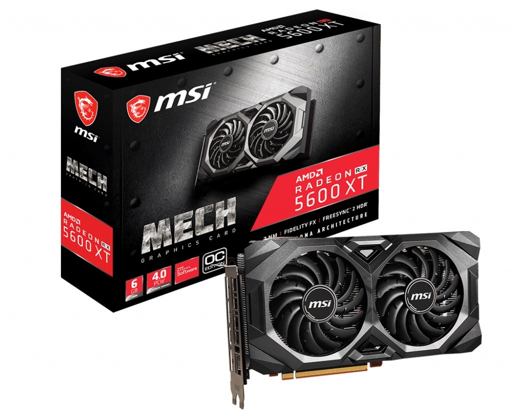 Karta graficzna Radeon RX 5600 XT MECH OC 6GB 192bit GDDR6 HDMI/3DP