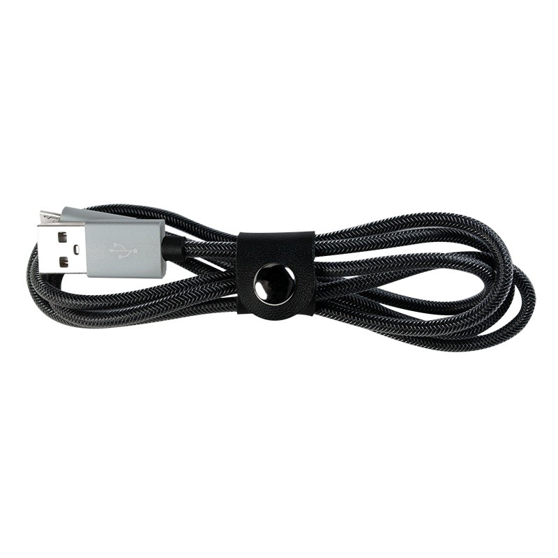 Kabel USB 2.0 A męski do Micro-B męski, dł. 2m Szary 