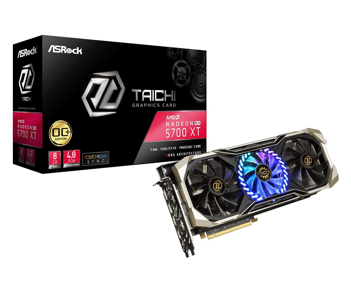 Karta graficzna Radeon RX 5700 XT Taichi X 8G OC+ 256bit GDDR6 4DP/2HDMI