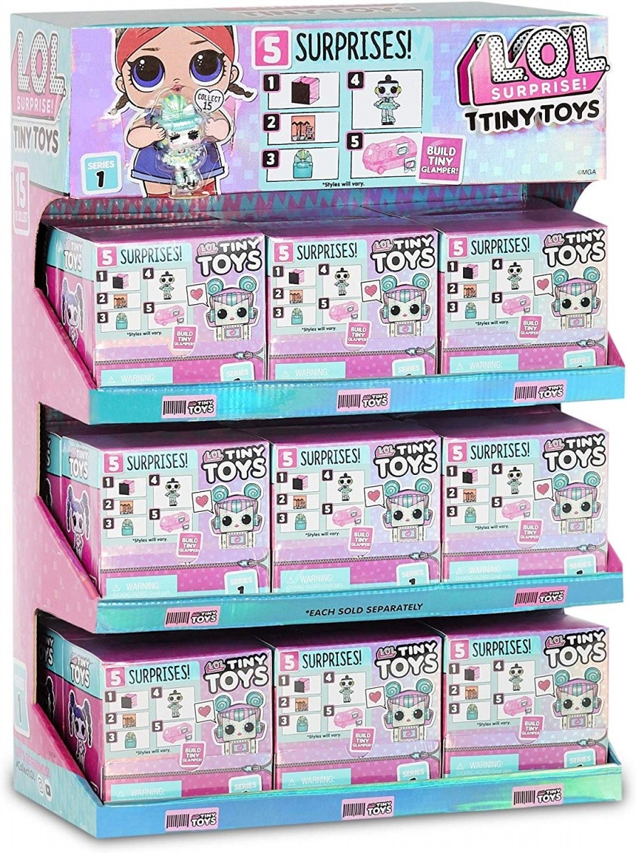 Figurki L.O.L.Tiny Toys  display 2x18 sztuk