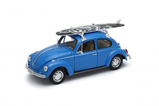 Model kolekcjonerski Volkswagen Beetle niebieski