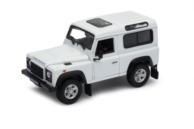 Model kolekcjonerski Land Rover Defender, biały