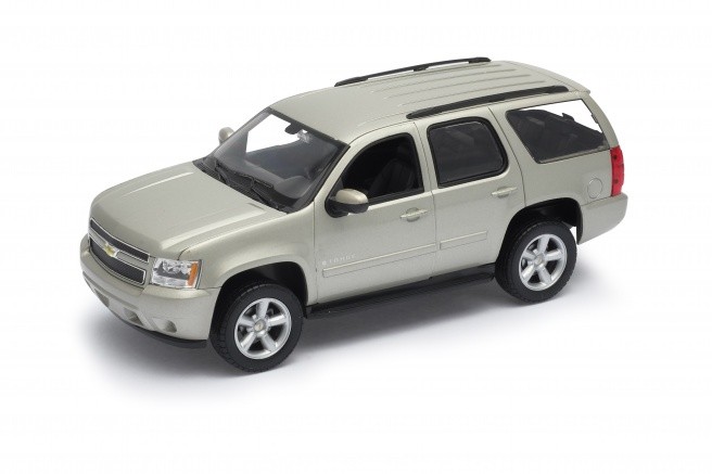 Model kolekcjonerski 2008 Chevrolet Tahoe, srebrny