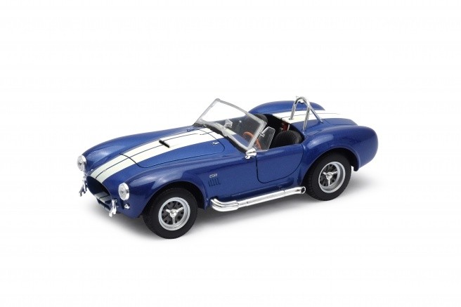 Model kolekcjonerski 1965 Shelby Cobra 427 SC, niebieski