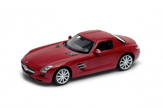 Model kolekcjonerski Mercedes-Benz SLS AMG czerwony