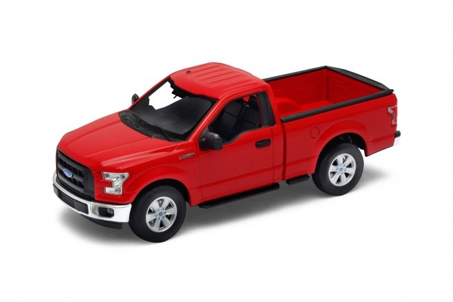 Model kolekcjonerski 2015 Ford F150 regular Cab, czerwony