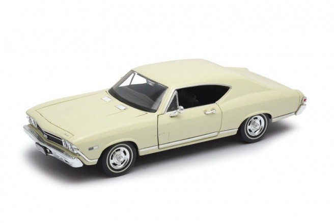 Model kolekcjonerski 1968 Chevrolet Chevelle SS396, kremowy