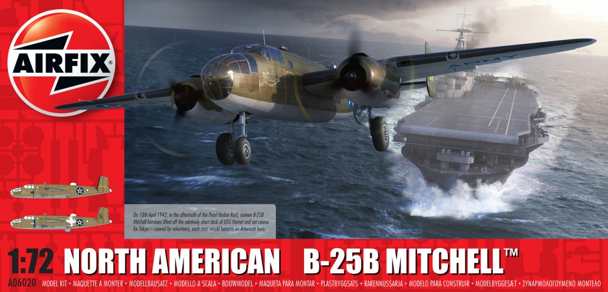 Model plastikowy North American B25B Mitchell Doolittle