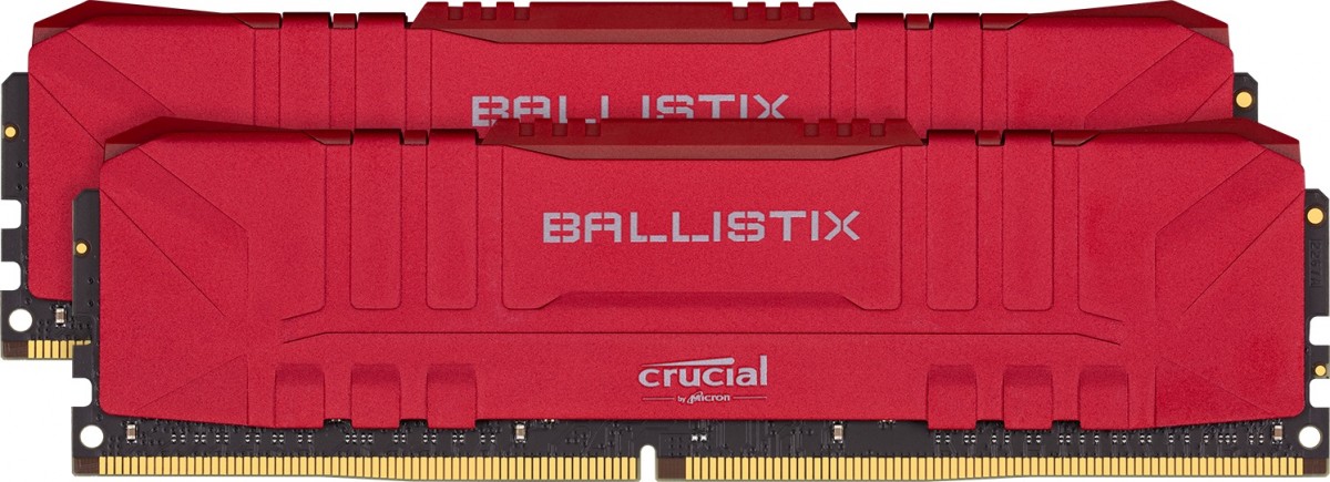 Pamięć DDR4 Ballistix 16/2666 (2*8GB) CL16 RED