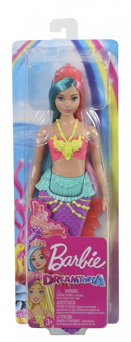 Lalka Barbie Dreamtopia Syrena 4 różowy ogon