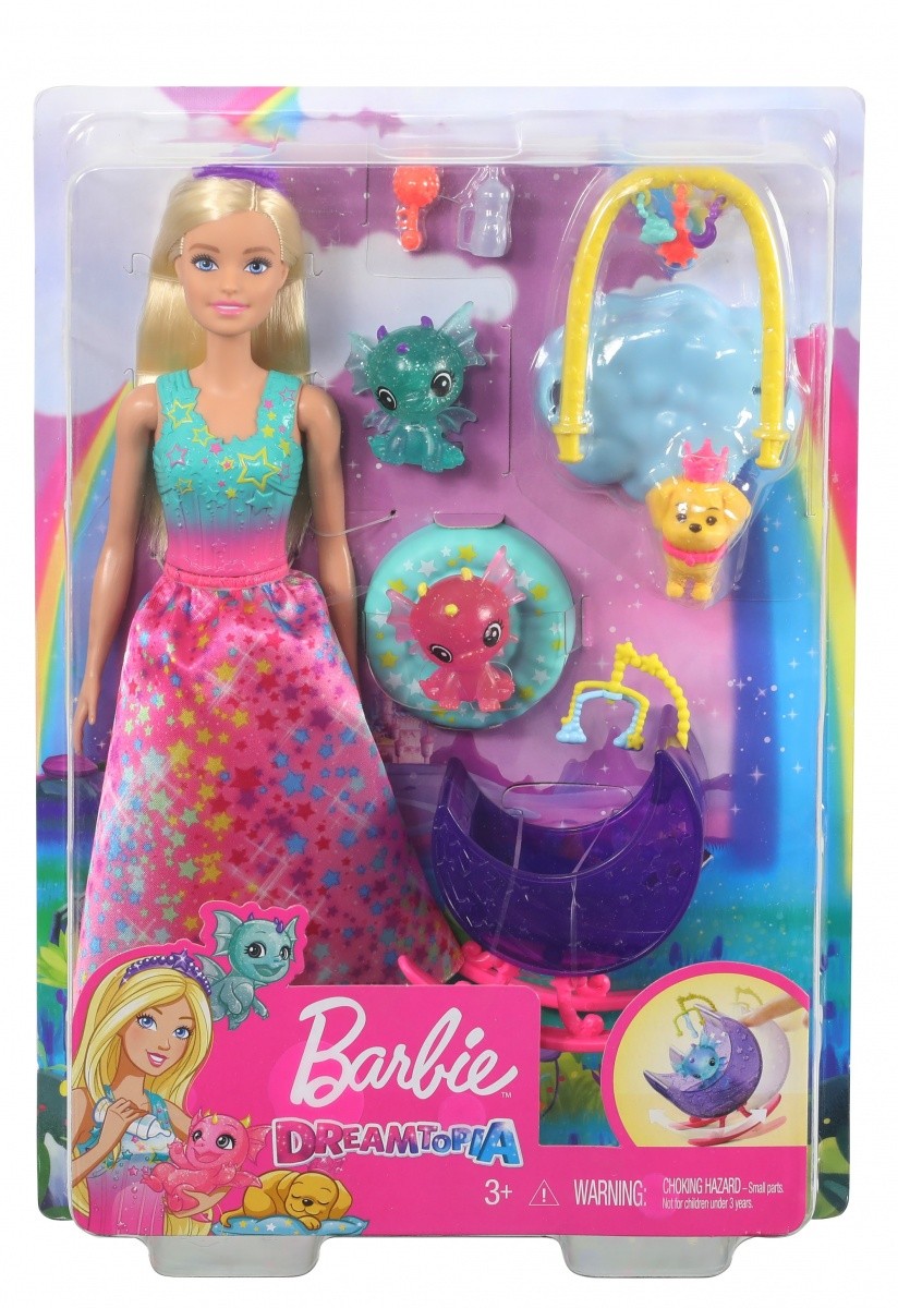 Lalka Barbie Baśniowe przedszkole Księżniczka, smoki