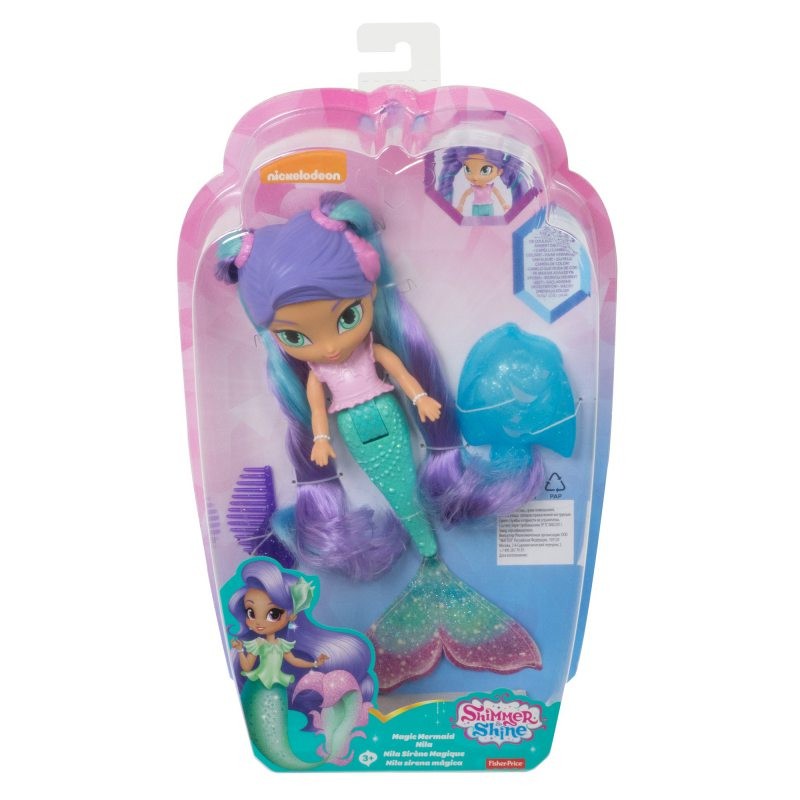 Lalka Syrenka Zmiana koloru Nila Shimmer i Shine