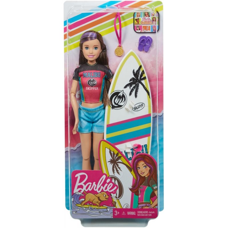 Lalka Barbie Skipper surferka