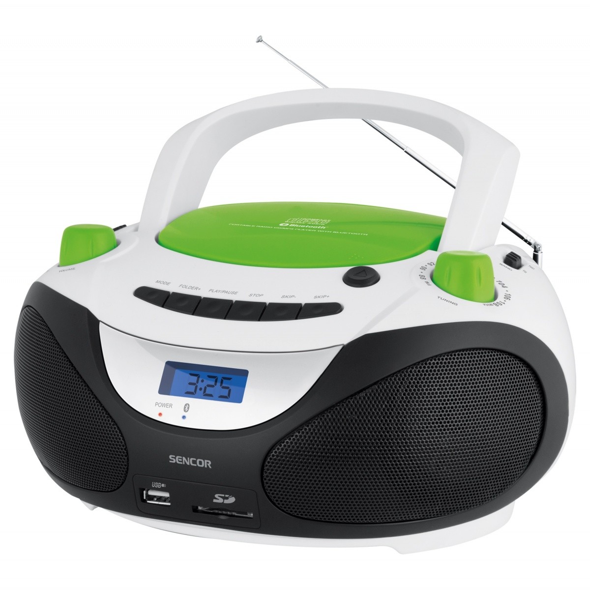 Radioodtwarzacz CD SPT 3228WG CD/MP3/USB/SD Bluetooth 