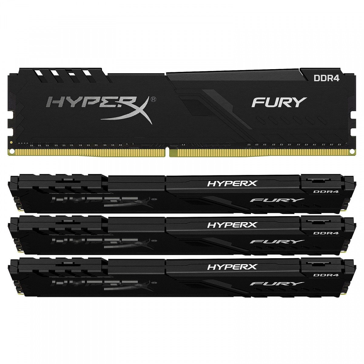 Zestaw pamięci DDR4 Fury Black 128GB/2400 (4x32GB) CL15 