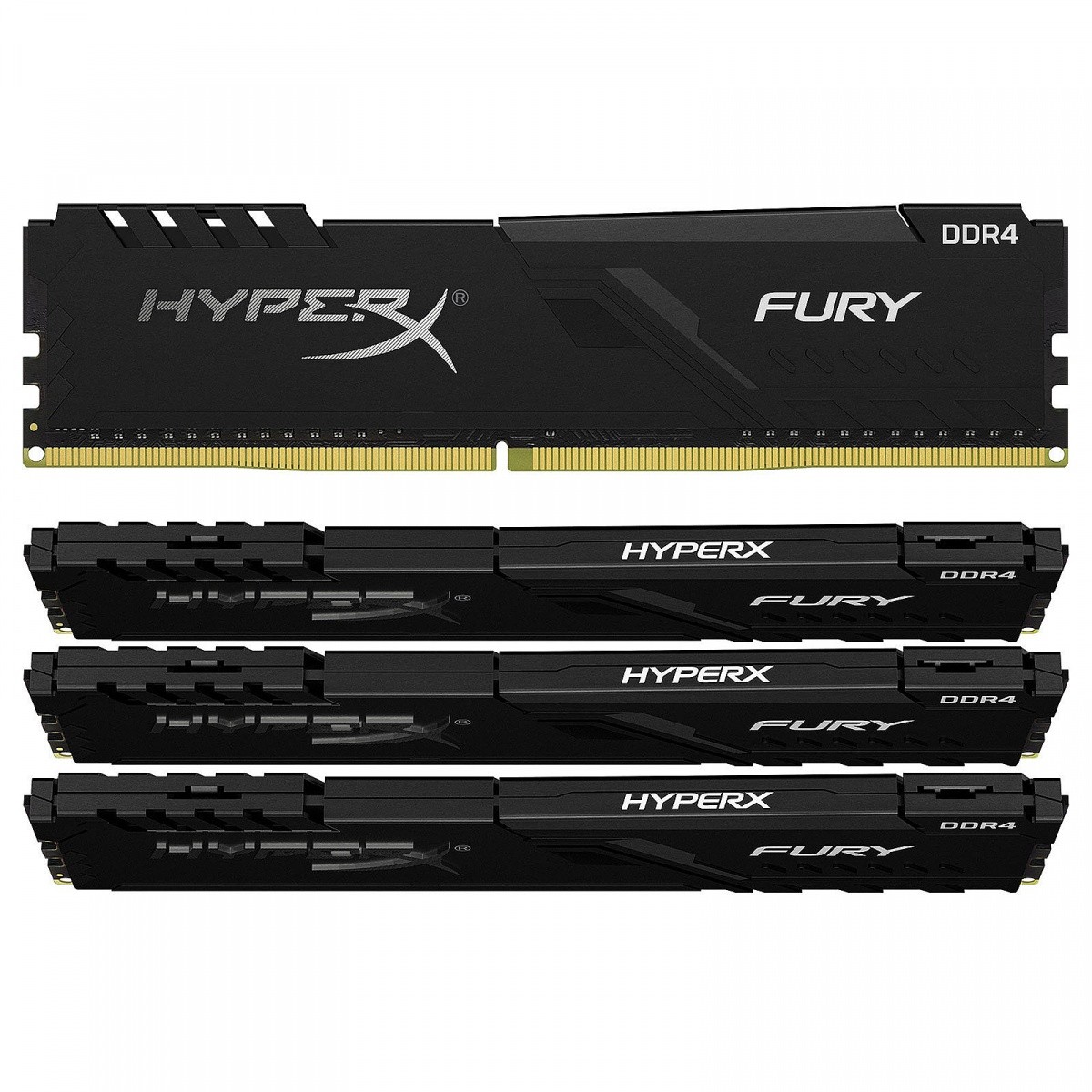 DDR4 Fury Black 128GB/3200 (4x32GB) CL16 