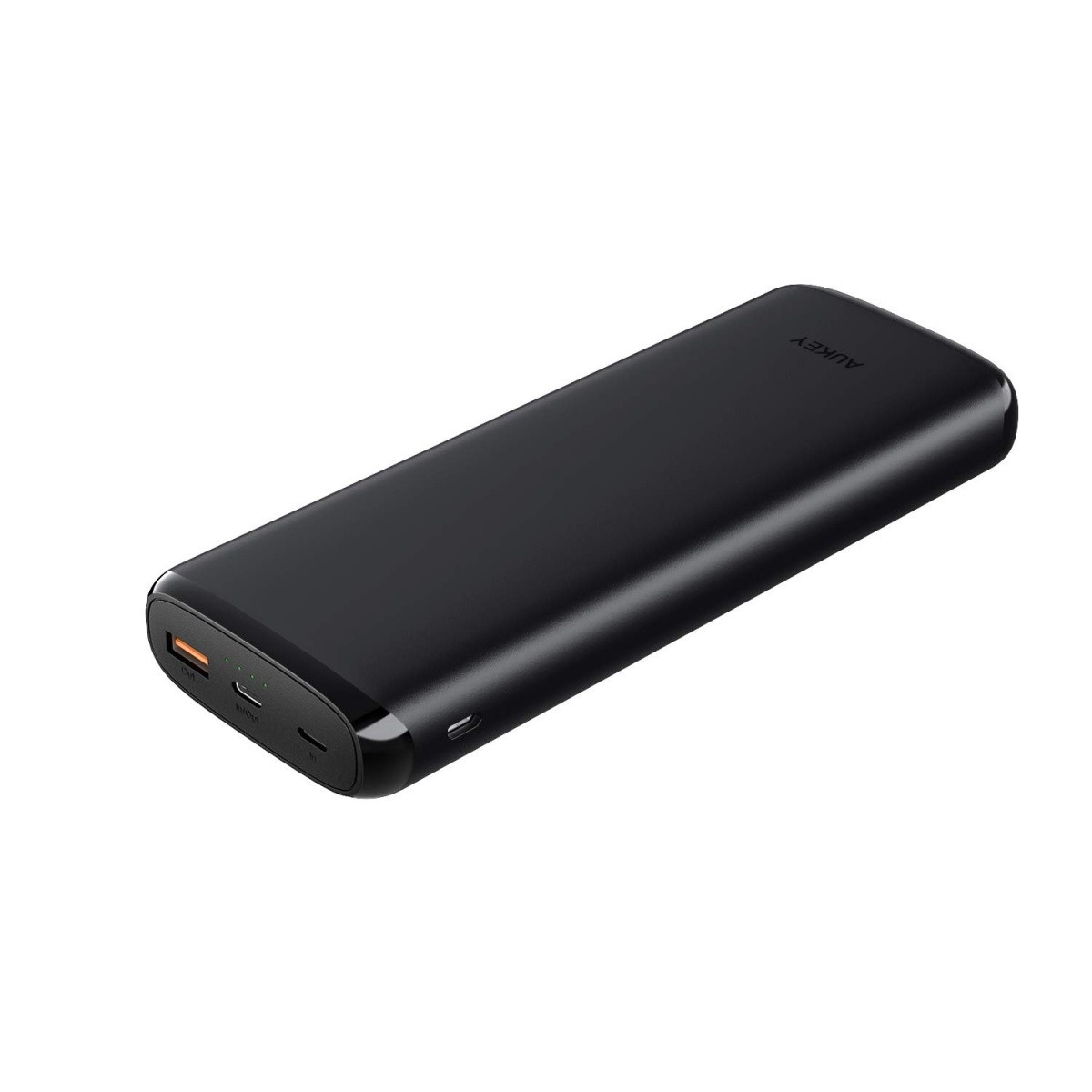 PB-Y23 Black ultraszybki Power Bank  | 20000 mAh | 4xUSB | Quick Charge 3.0 | Power Delivery | Kabel USB-C | Etui