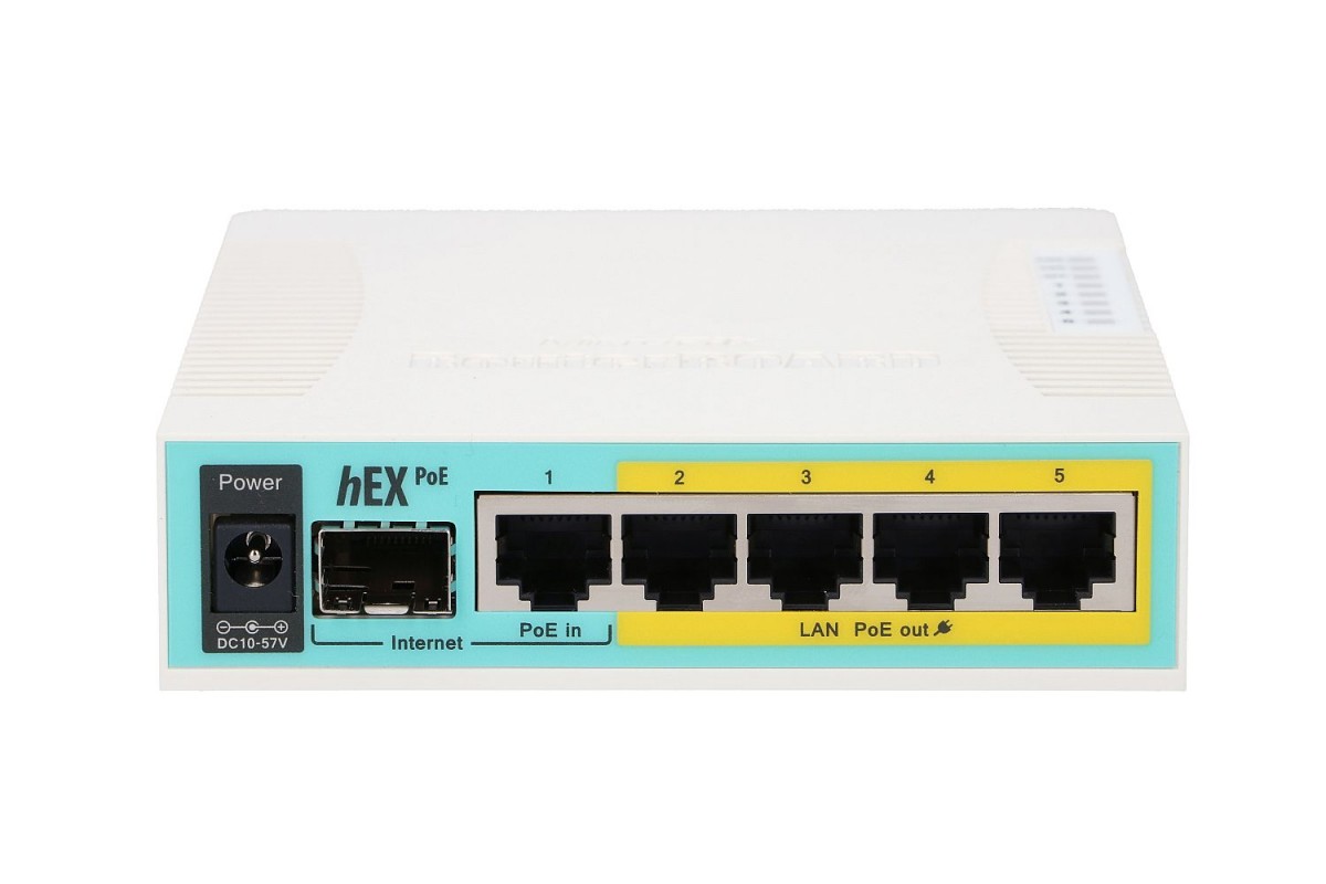 Router hEX PoE RB960PGS 5x RJ45 1000Mb/s 1 x SFP 1 x  USB 