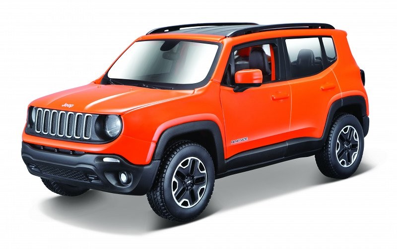 Model metalowy Jeep Renegade 1:24 do składania