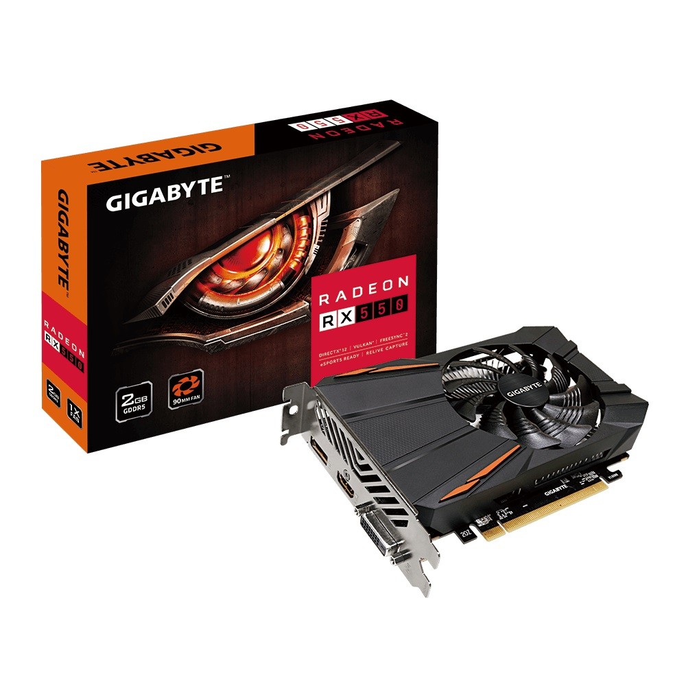 Karta graficzna Radeon RX 550 D5 2GB GDDR5 128BIT HDMI/DVI/DP