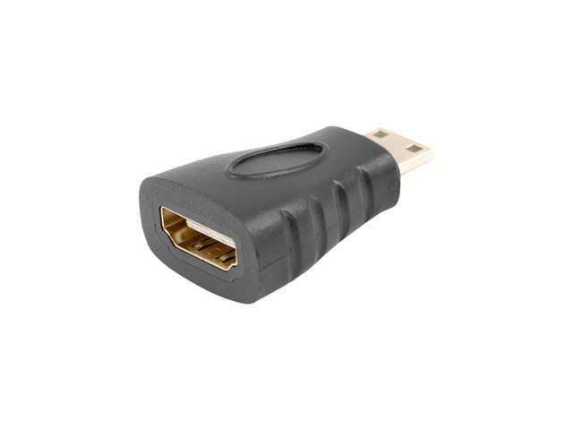 Adapter HDMI(M) - HDMI(F) mini Czarny 