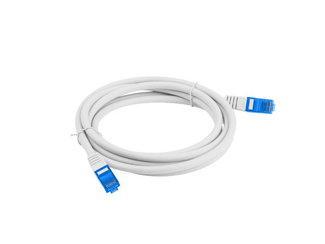 Patchcord kat.6a S/FTP CCA 10m Szary 