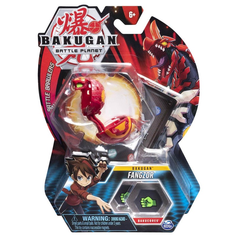 Figurka Bakugan Kula podstawowa, 4A Cobra Red