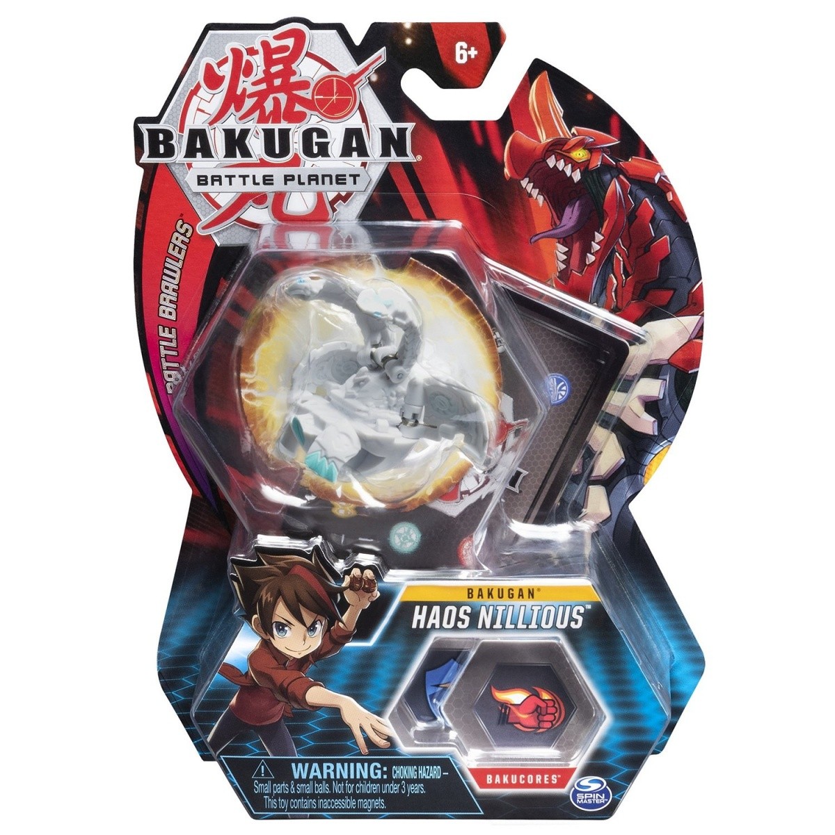 Figurka Bakugan Kula podstawowa,  6E White