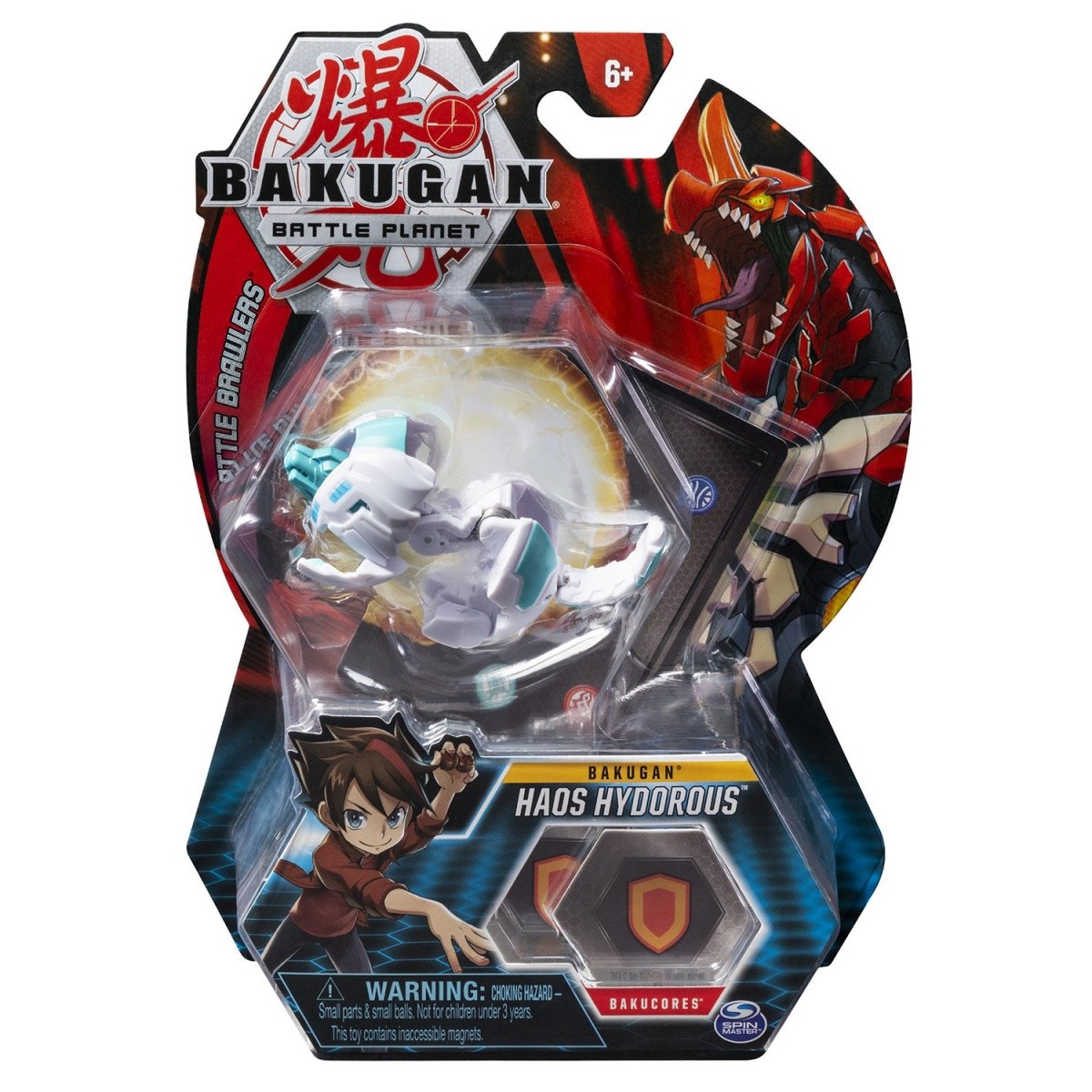 Figurka Bakugan Kula podstawowa, 2E Lion White GML