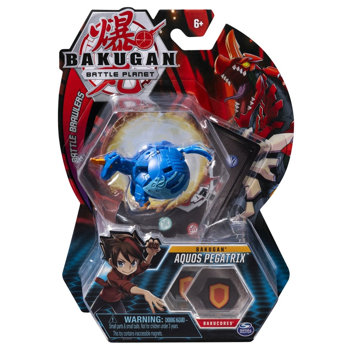 Figurka Bakugan Kula podstawowa, 5B Pegasus Blue