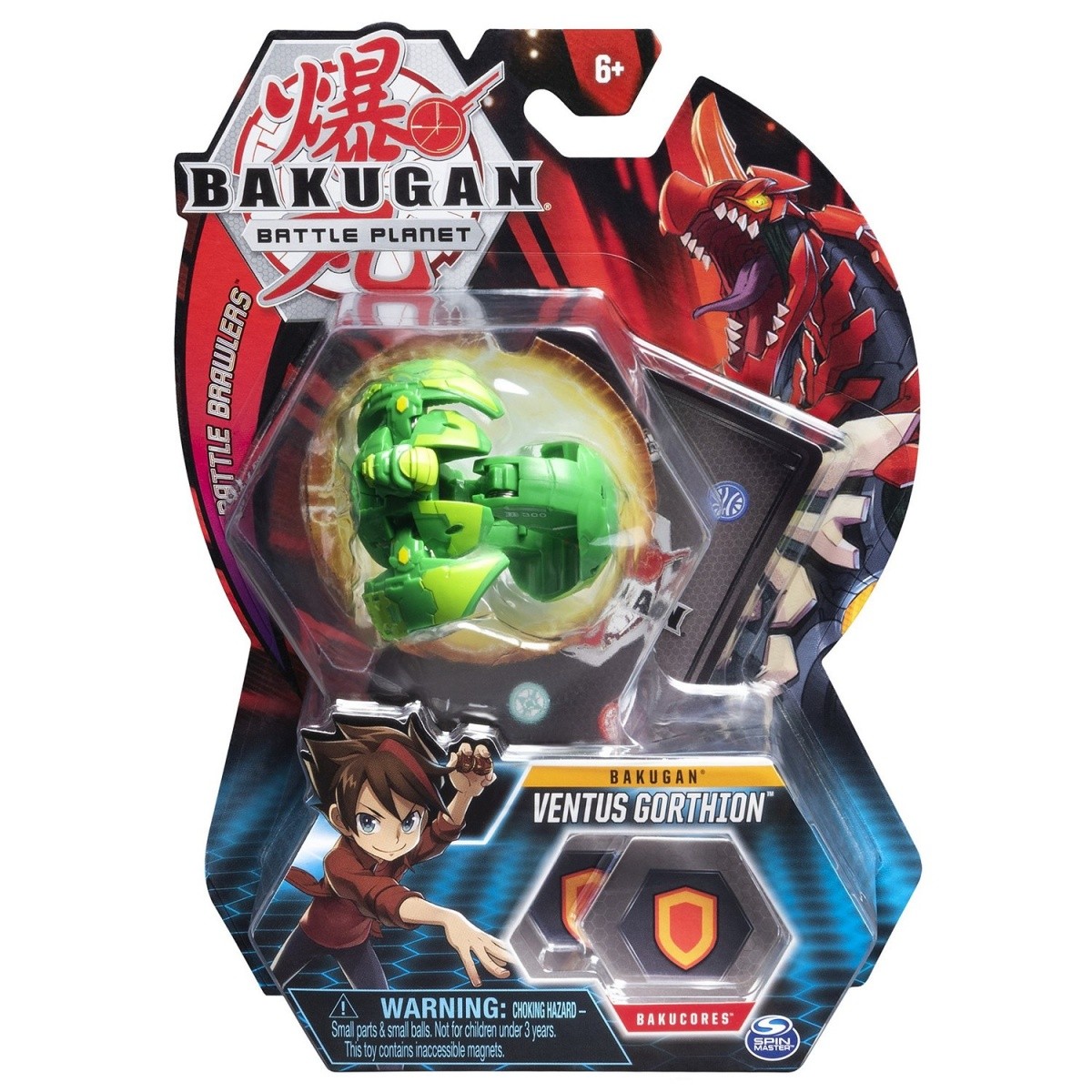 Figurka Bakugan Kula podstawowa, 10C Gorilla Green