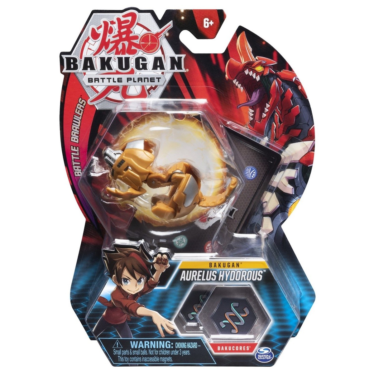 Figurka Bakugan Kula podstawowa,  2F Lion Gold