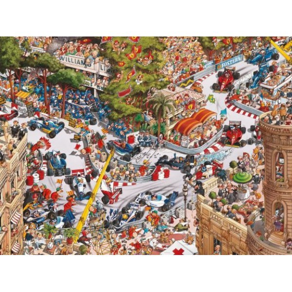 Puzzle 1500 elementów Formuła I w Monaco