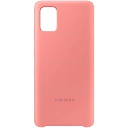 Etui do Galaxy A51 Silicone Cover różowe 