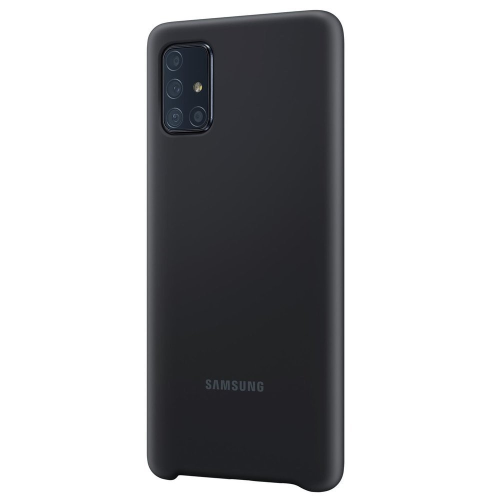 Etui do Galaxy A71 Silicone Cover czarne